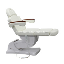 white color electric4 motors spa facail table